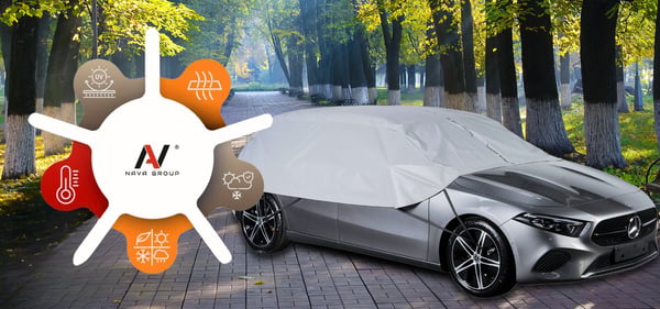 Puolipeite Hatchback M Auto Tarpaulin Practic 3W -autoon