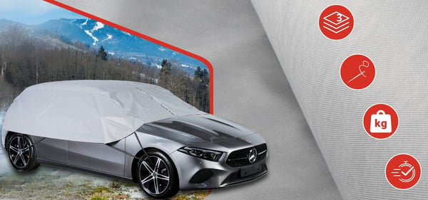 Puolipeite Hatchback M Auto Tarpaulin Practic 3W -autoon