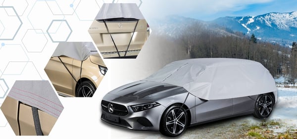 Puolipeite Hatchback M Auto Tarpaulin Practic 3W -autoon