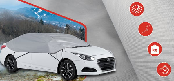 Car Cover Sedan L Auto suojapeite Practic 3 Layers