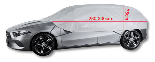 Puolipeite Hatchback M Auto Tarpaulin Practic 3W -autoon