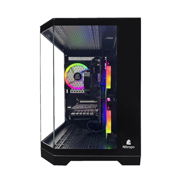 Nitropc Advanced Silver Plus Gaming PC - AMD Ryzen 5 5500 / NVIDIA GeForce RTX 3050 8GB / 16GB DDR4 / 1TB M.2 NVMe