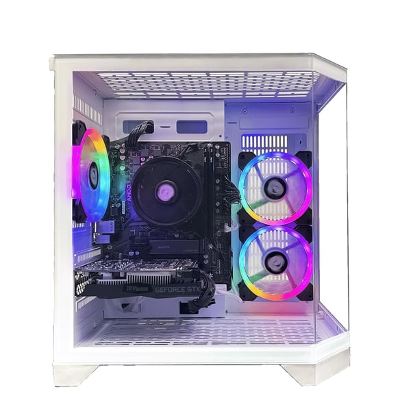 Nitropc Advanced Silver Plus Gaming PC - AMD Ryzen 5 5500 / NVIDIA GeForce RTX 3050 8GB / 16GB DDR4 / 1TB M.2 NVMe