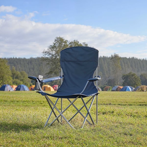Campingstol sæt med 2, fiskestol, belastbar op til 150 kg