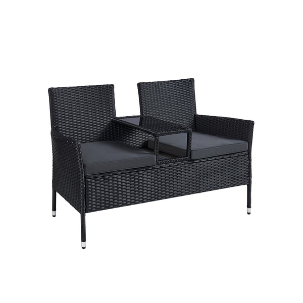 Balkongmöbler tillverkade av PE-polyrattan
