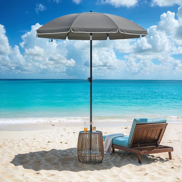 Parasol 160 cm, solbeskyttelse, UPF 50+