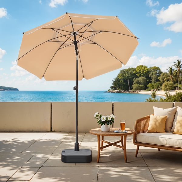 Parasol 160 cm, solbeskyttelse, UPF 50+.
