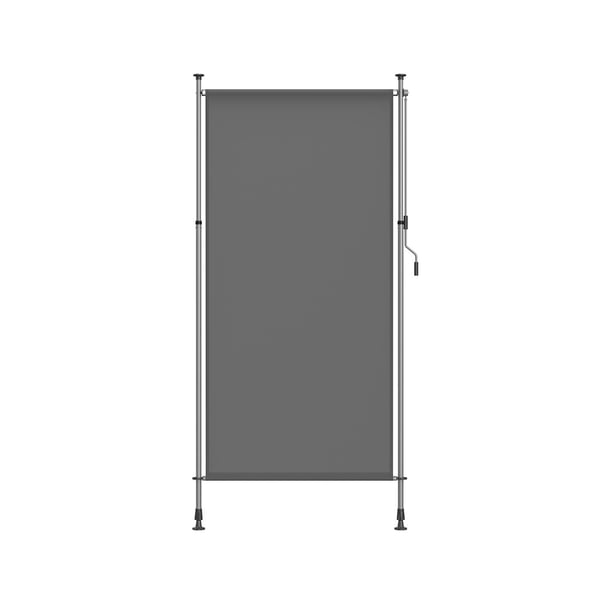 Vertikal markis höjdjusterbar 120 x (220-300) cm antracitgrå