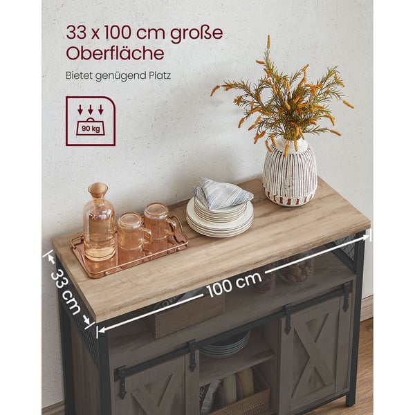 Spiseskænk, køkkenskab, opbevaringsskab,108,5x43,5x20cm,LSC092B50