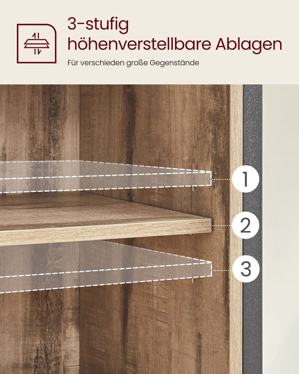 Køkkenskab med skydedør 30 x 70 x 80 cm i landhusstil