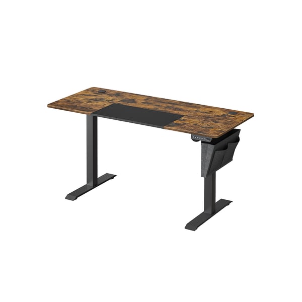 Songmics-työpöytä 140x60 cm – Portaaton säätö, 4 muistipaikkaa, vintage-tyyli, liitoslevy, kuorman suoja Songmics-työpöytä 140x60 cm – Portaaton säätö, 4 muistipaikkaa, vintage-tyyli, liitoslevy, kuorman suoja