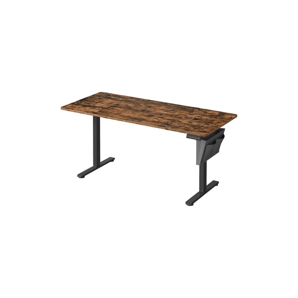 Songmics sähköisesti korkeussäädettävä työpöytä 160x70 cm – Portaaton säätö, korkeusalue 72–120 cm, ruskea-musta Songmics sähköisesti korkeussäädettävä työpöytä 160x70 cm – Portaaton säätö, korkeusalue 72–120 cm, ruskea-musta