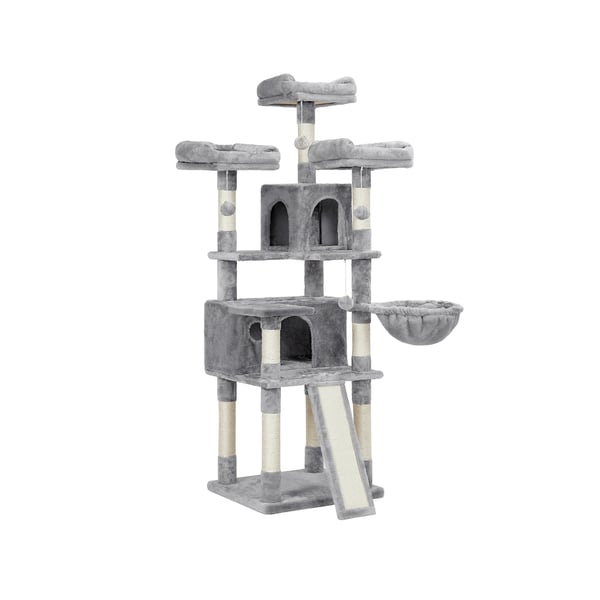 Kattetræ, XXL Cat Condo 172 cm, lysegrå