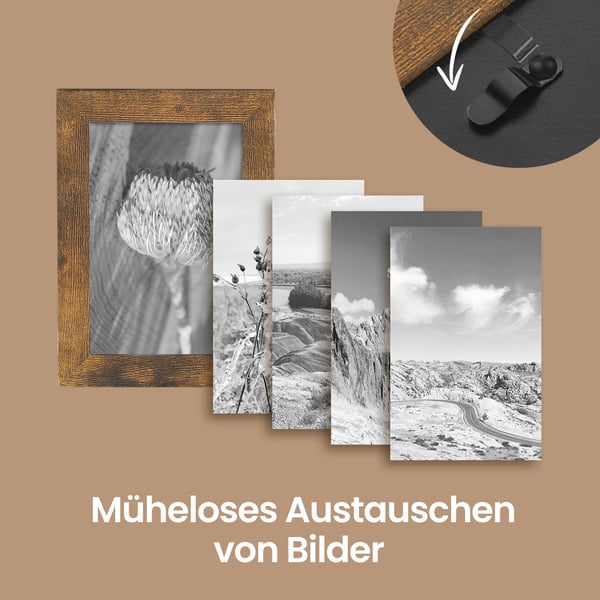 Billedramme-collage, 10 fotorammer til billeder på 10 x 15 cm, fotocollage