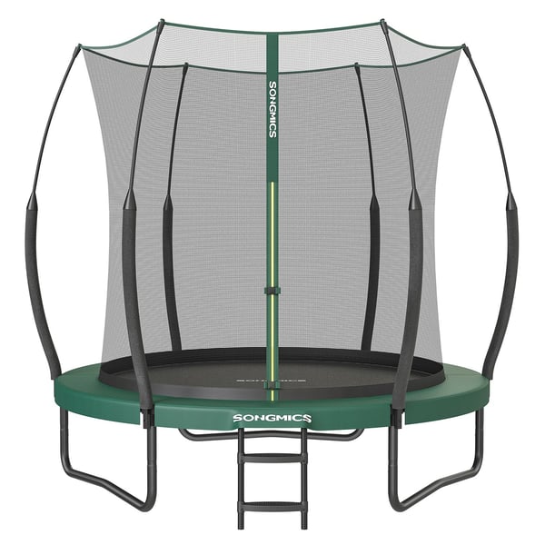 Trampoliinin turvaverkko vetoketjulla 244 cm d