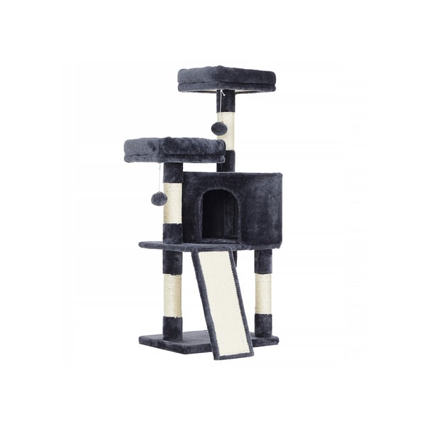 Kissapuu, Cat Condo 115 cm, raapimisramppi, savunharmaa