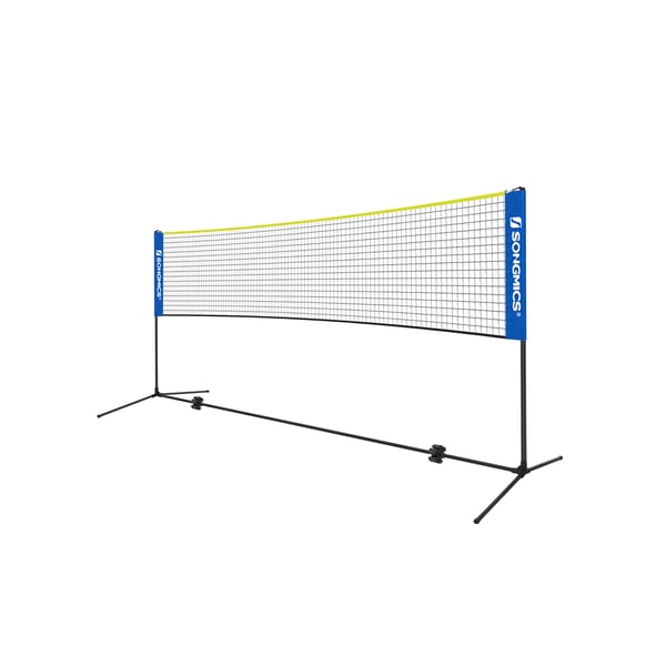 5 m badmintonnät blå-gul