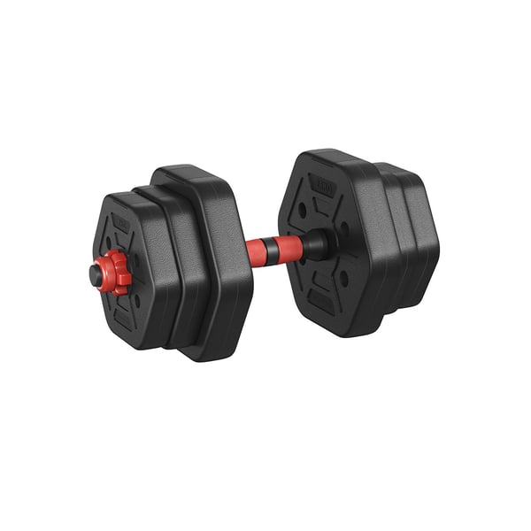 SONGMICS käsipainosetti liitosvarrella 10 kg kotiin musta