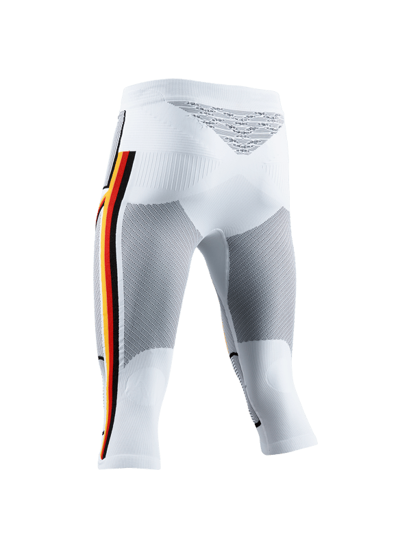 X-Bionic Energy Accumulator 4.0 Patriot Pants 3/4 Tyskland - Högteknologisk sportutrustning för termisk reglering och skydd, idealisk för vintersportentusiaster - M