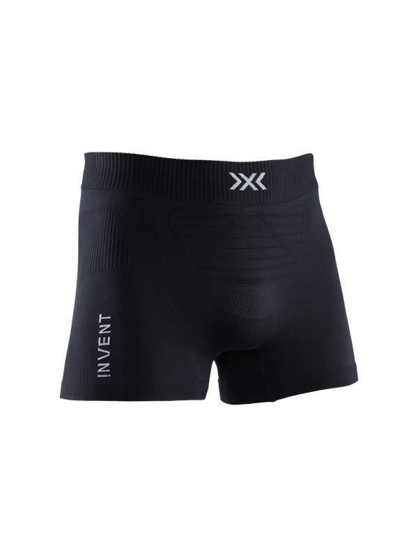 X-Bionic Invent 4.0 Light Boxer Shorts - Funktionsunderkläder för män, andningsbara, Arctic White/Opal Black, storlek XXL