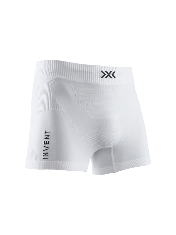 X-Bionic Invent 4.0 Light Boxer Shorts - Funktionsunderkläder för män, andningsbara, Arctic White/Opal Black, storlek XXL