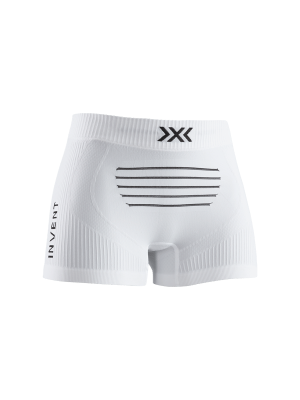 X-Bionic Invent 4.0 Light boxershorts för damer - funktionell underklädesmodell i Arctic White/Dolomite Grey, storlek XL