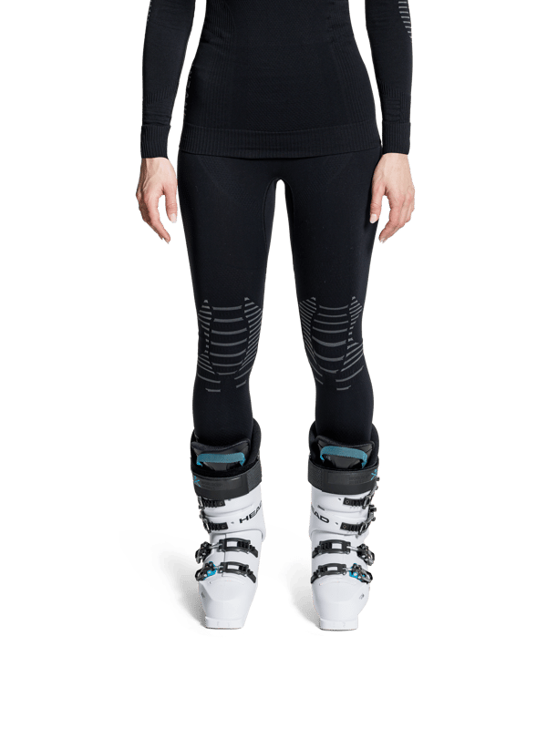 X-Bionic Invent 4.0 Herrbyxor - Högteknologiska funktionella underkläder för måttlig aktivitet med lätt kompression och avancerad termoreglering - Svart/Antracit, S