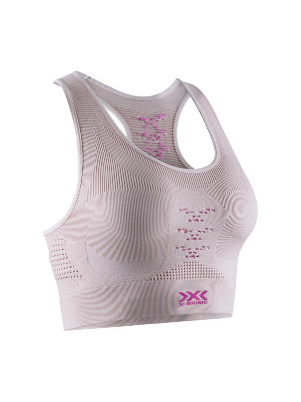 X-BIONIC Energizer 4.0 sport-bh för dam i Opal Black/Arctic White - Avancerad kylteknologi för optimal träningskomfort i storlek M