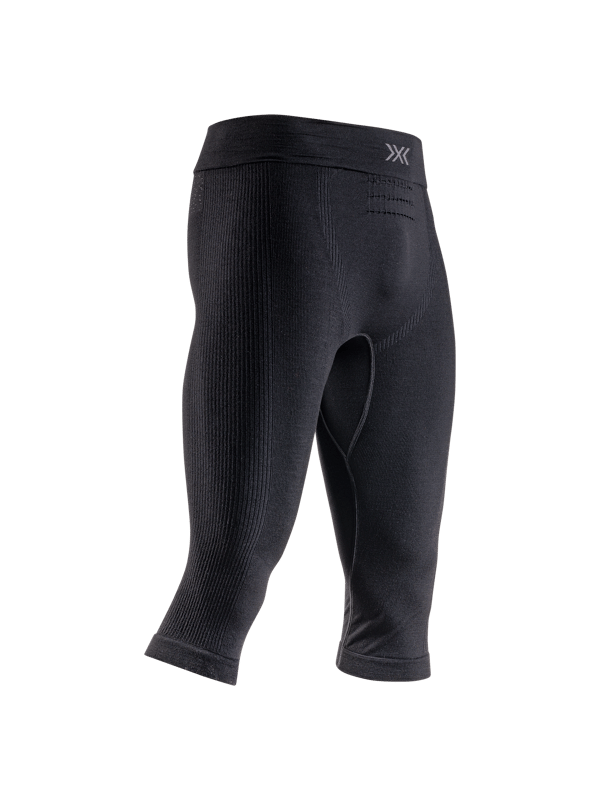 X-BIONIC Mightywool 3/4 Herr Baslagerbyxa i Merinoull - Avancerad Funktionsbyxa för Vinter och Bergssport, Storlek L