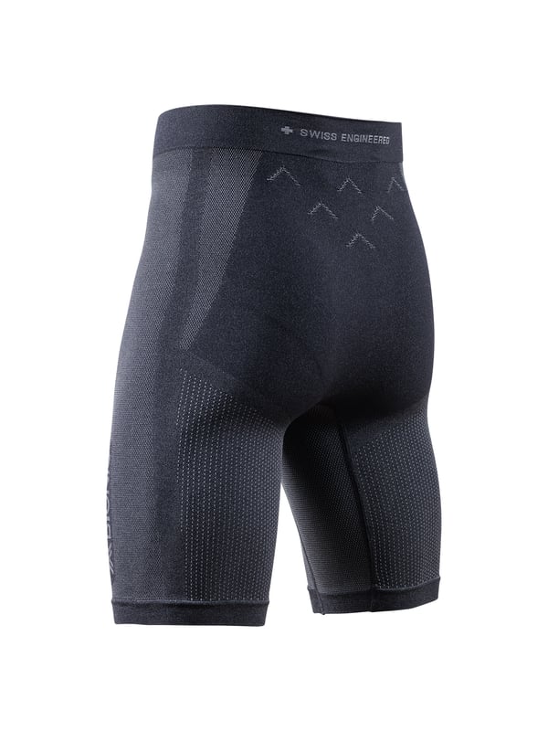 X-BIONIC Xceed Run Short Tights herr med HygroDiffuser och VectorSphere-teknik X Black/Rhino Grey XL
