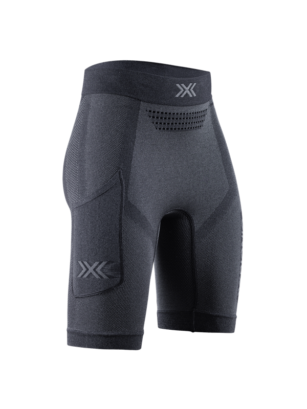 X-Bionic Xceed Run Short Tights för damer - Avancerad löpningsdesign med HygroDiffuser och VectorSphere-teknik, neonrosa, storlek L