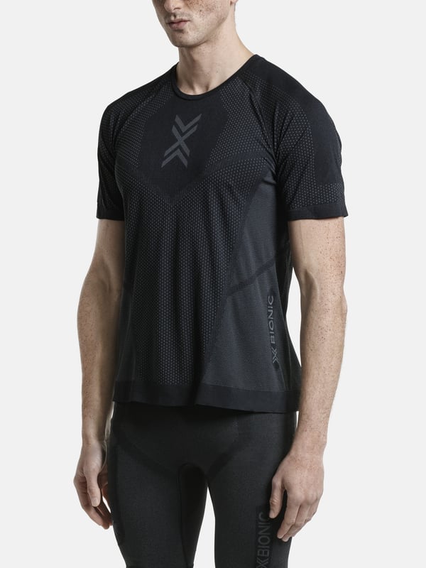 X-BIONIC Xceed Run Shirt - Avancerad kortärmad löpartröja för män, optimal termoreglering och fukttransport i storlek XXL