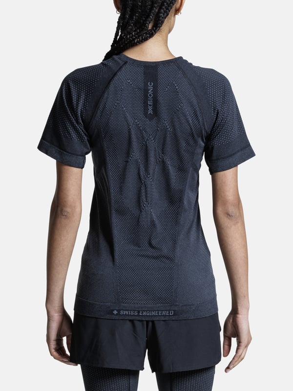 X-Bionic Xceed Run Shirt korta ärmar dam löpartröja med adaptiv kylning och fukthantering, storlek XL
