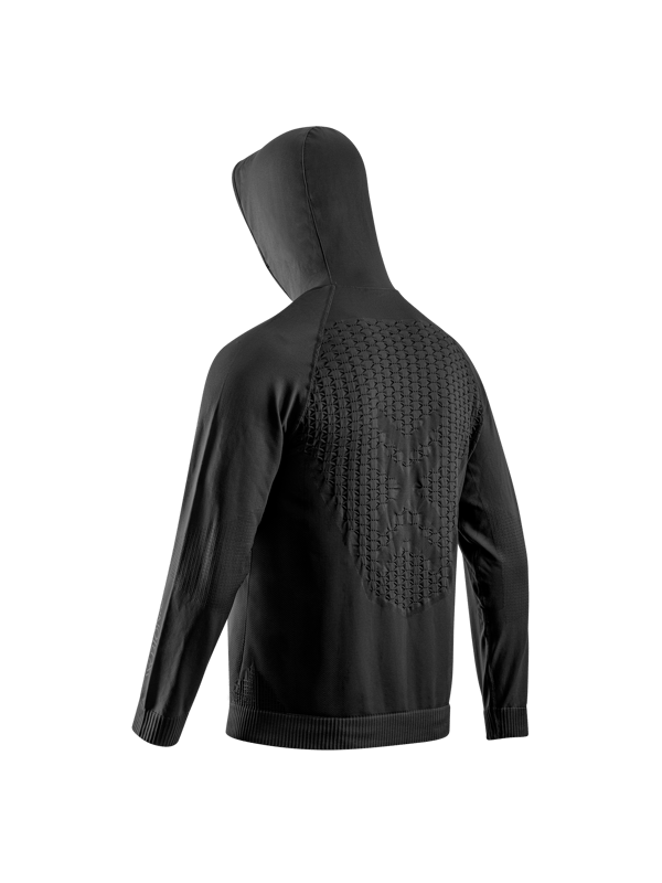 X-Bionic X-Ential Hoody LS - Avancerad långärmad huvtröja för män med 3D Insulator-teknik i XXL-storlek