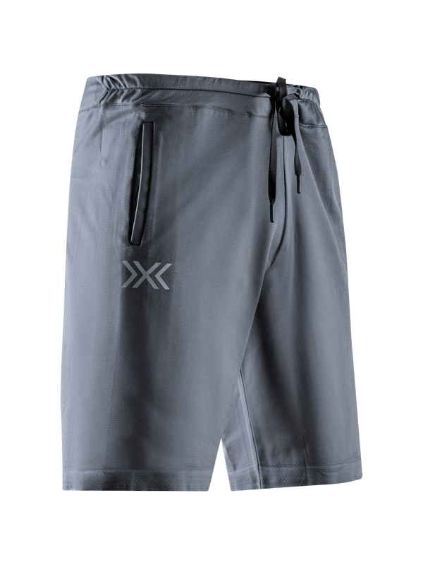 X-Ential Performance Shorts Unisex för Löpning, Cykling och Yoga med Sömlös Midja och Sidfickor i X Black, M