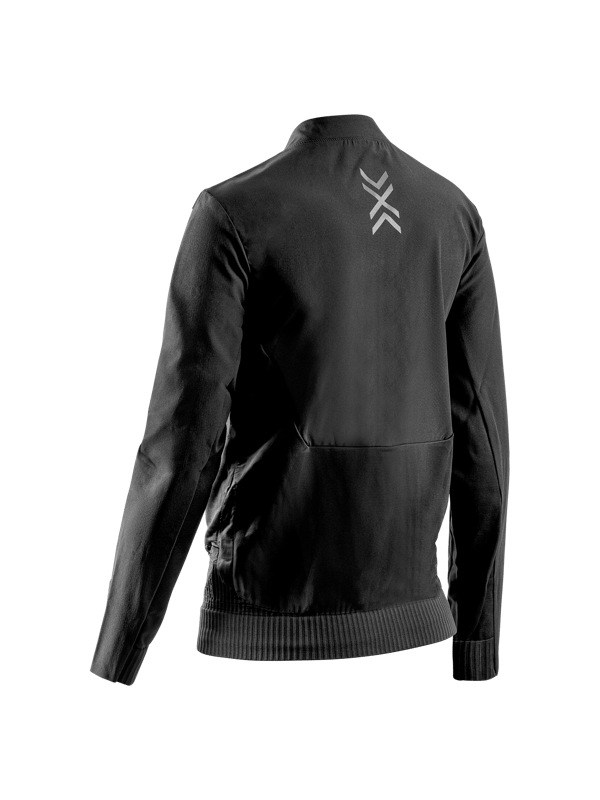 X-BIONIC X-Ential Hybrid Damjacka – Varm & Vindtät Jacka för Enkla Sporter & Utomhusaktiviteter – 3D-isolering & Stretchtyg – Snygg Design med Praktiska Fickor - X Svart, XS