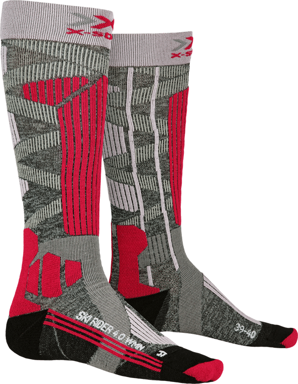 X-Socks Ski Rider 4.0 Wmn skidstrumpor - Avancerad teknologi för kvinnliga vintersportare, storlek 41-42