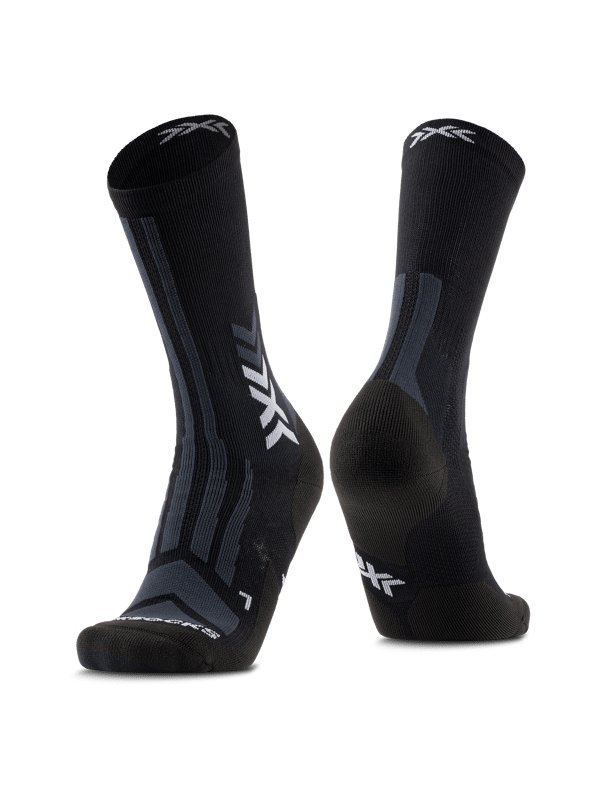 X-BIONIC Hike Discover Crew vandringsstrumpor - Avancerad andningsteknik för vandring i Twyce Blue, storlek 39-41