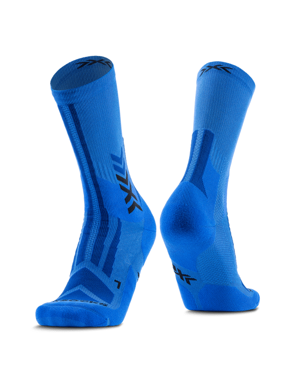 X-BIONIC Hike Discover Crew vandringsstrumpor - Avancerad andningsteknik för vandring i Twyce Blue, storlek 39-41 X-BIONIC Hike Discover Crew vandringsstrumpor - Avancerad andningsteknik för vandring i Twyce Blue, storlek 39-41