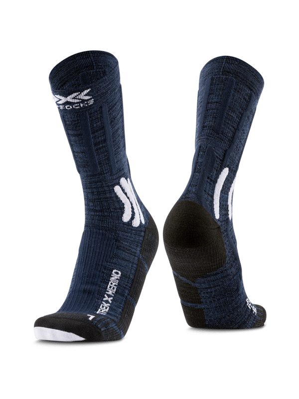 X-BIONIC Trek X Merino vandringsstrumpor - tekniska trekking-strumpor i merinoull för optimal komfort, storlek 35-38