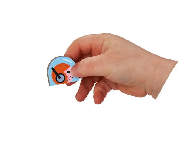 Janod magnetiska fordonsbok med magnetiska pussel