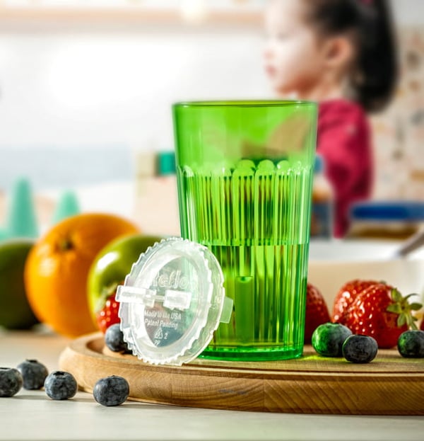 Green Reflo Smart Cup pilkontava harjoittelukuppi vihreä