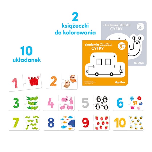 CzuCzu Academy CYFRA 3+ utbildningsspel