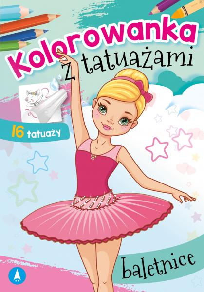 Ballerina tatueringsmålarbok