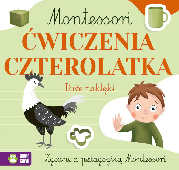 Zielona Sowa Montessoriövningar för en fyraåring