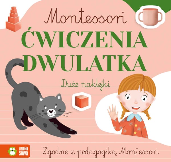 Zielona Sowa Montessori övningar för tvååringar
