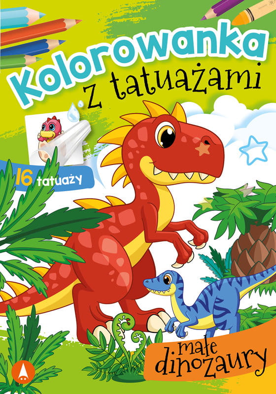 Små dinosaurier tatuering målarbild Små dinosaurier tatuering målarbild
