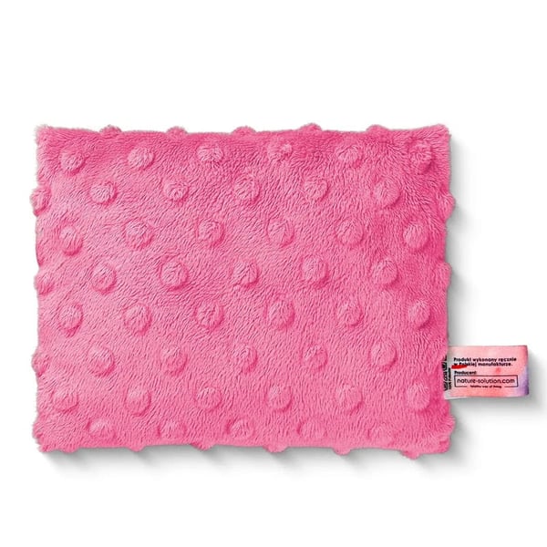 Cherrypad Minky varmvattenflaska rosa med körsbärsstenar, naturlösning