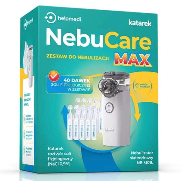 NebuCare MAX nebuliseringssats för spädbarn och barn, HelpMedi Katarek