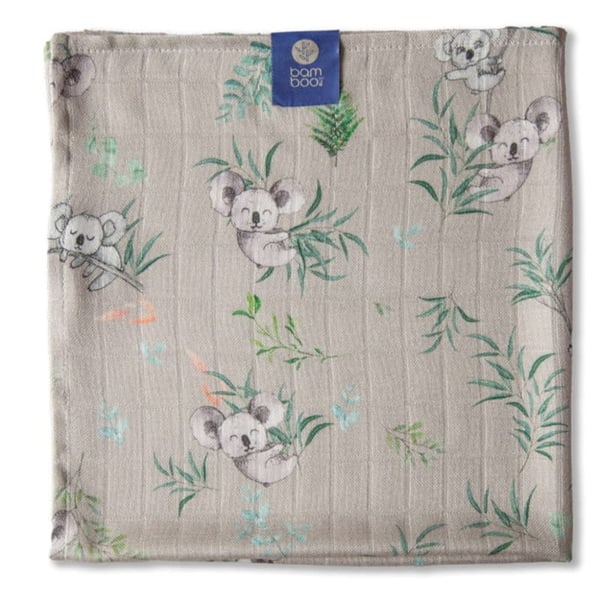 Texpol Bamboo Line bambuinen vauvanliina 30x30 koala